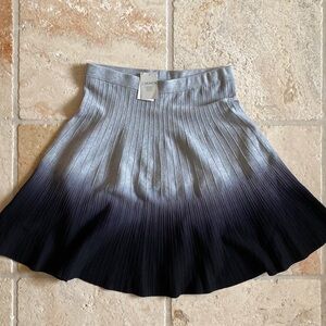 NWT CARMEN Ombre dip dyed knit skirt office career work fit & flare Size L